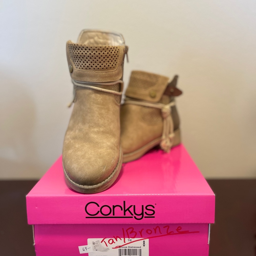 Corky’s Suede Ankle Boots
